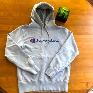 🍄🌻Champion gray hoodie  size M